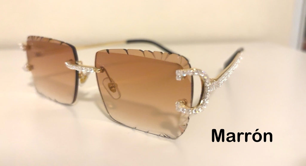 Gafas con diamantes
