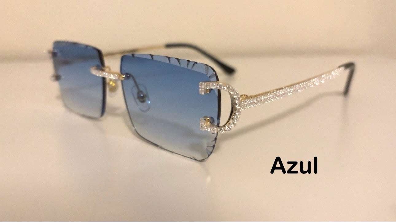Gafas con diamantes