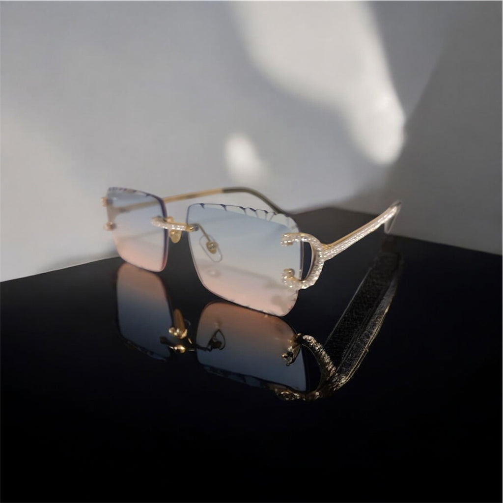 Gafas con diamantes