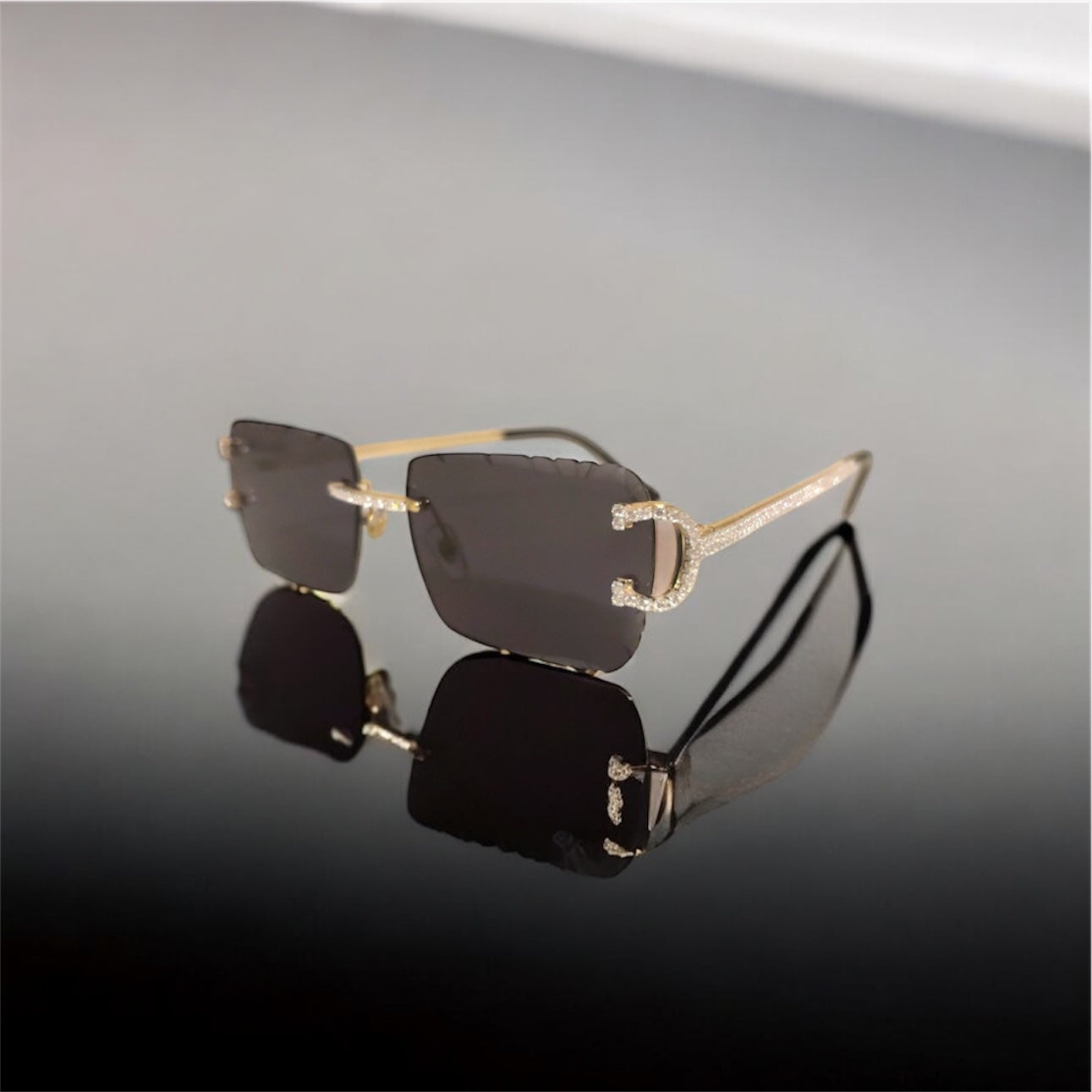 Gafas con diamantes