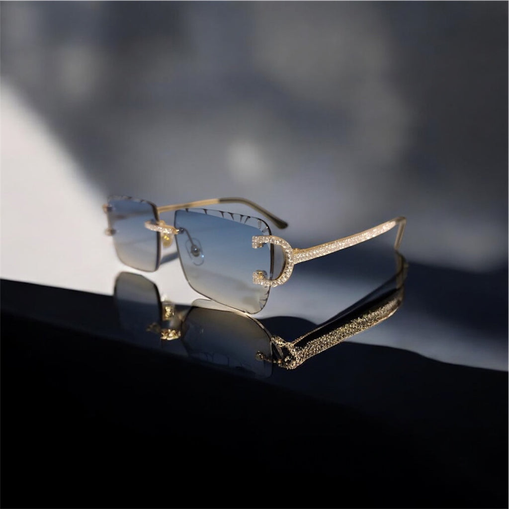 Gafas con diamantes
