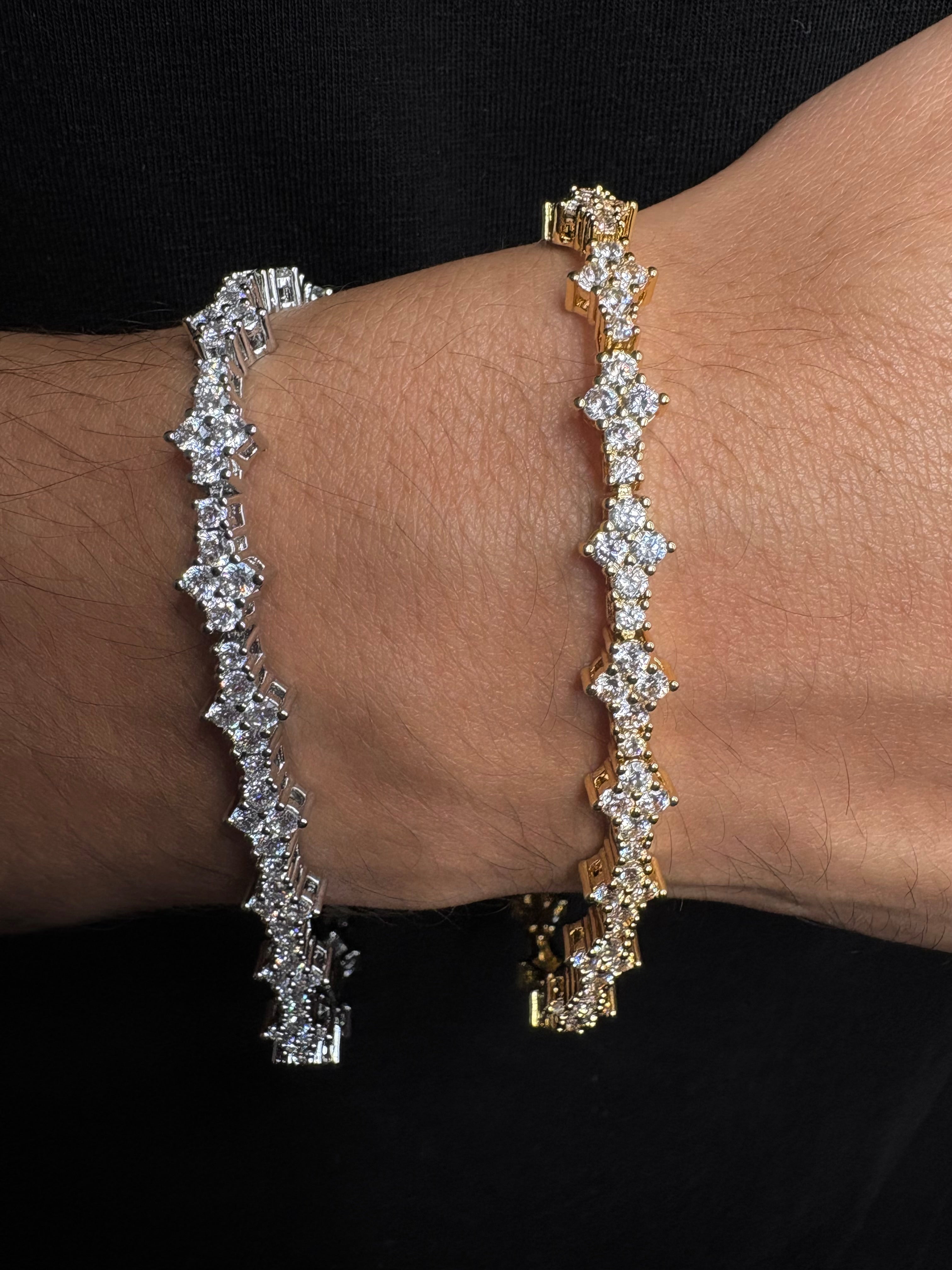 Pulseras Tennis Cruz