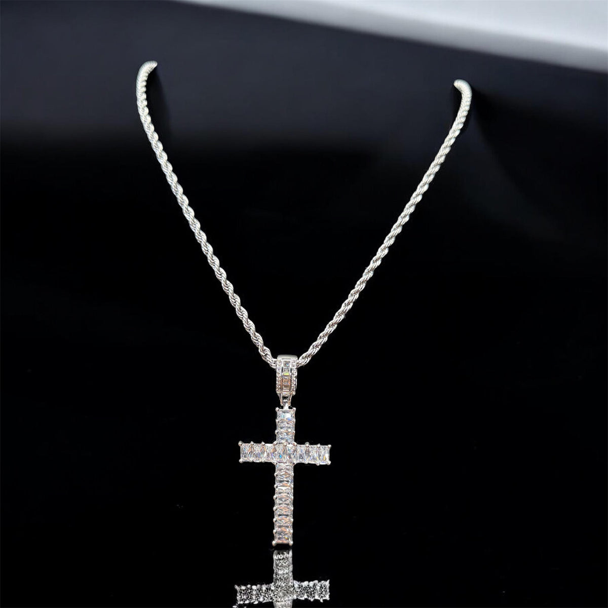 Cruz Plata Baguette + Soga