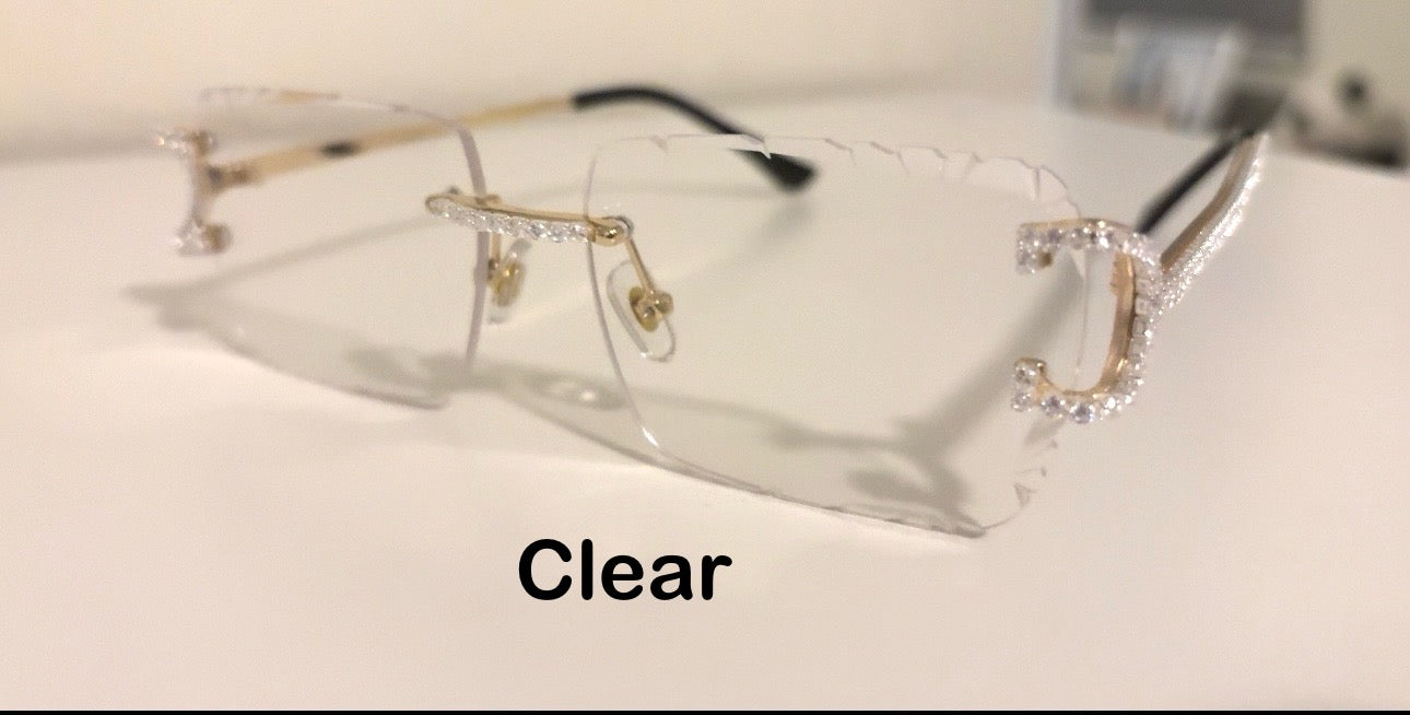 Gafas con diamantes