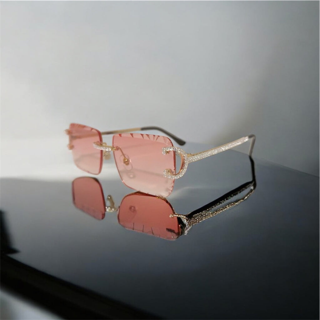 Gafas con diamantes