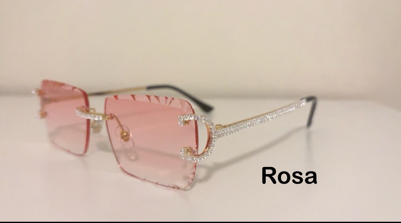 Gafas con diamantes