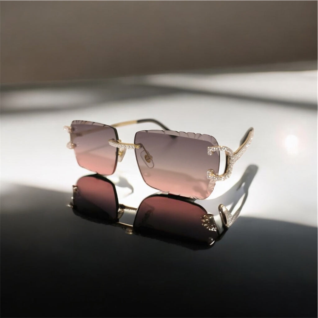 Gafas con diamantes