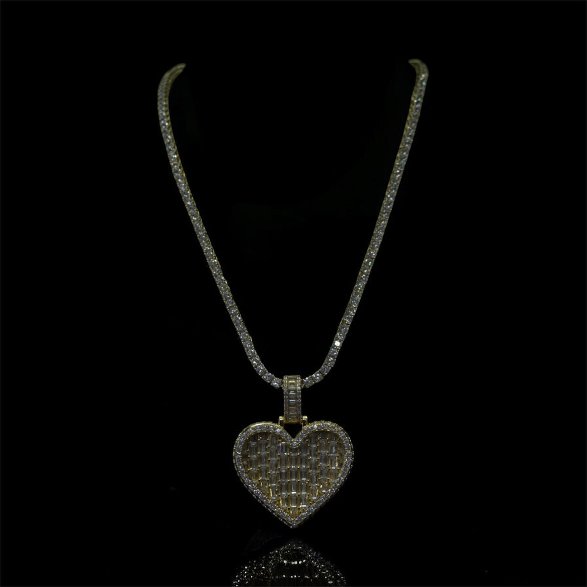 Pendant de Corazón Baguette