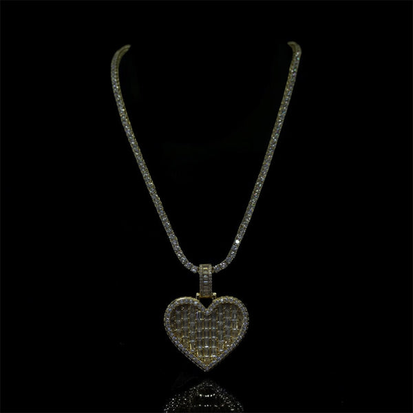 Pendant de Corazón Baguette
